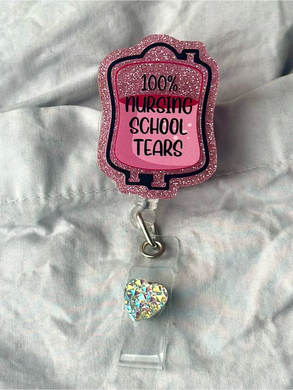 nursing school badge reel